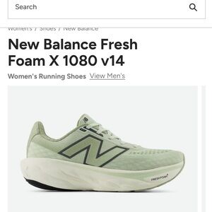 New Balance 1080 V14 Womans Athletic Shoes with Fresh Foam X Cushioning
